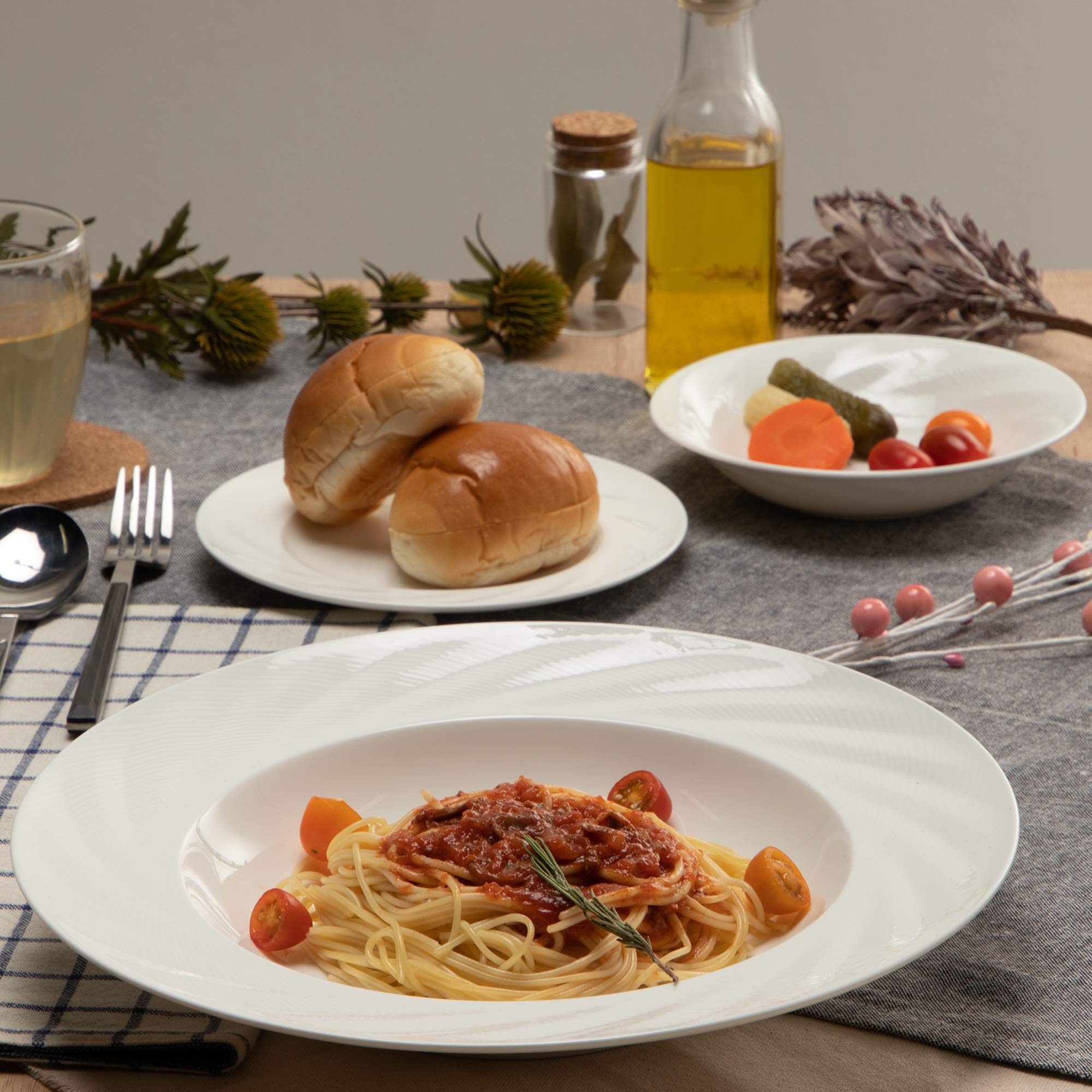 Amazon.co.jp: NARUMI(ナルミ) パスタ皿 センスレリーフ 29cm スープ皿